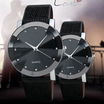 Casual Classic Couple Watch Leather Bracelet 