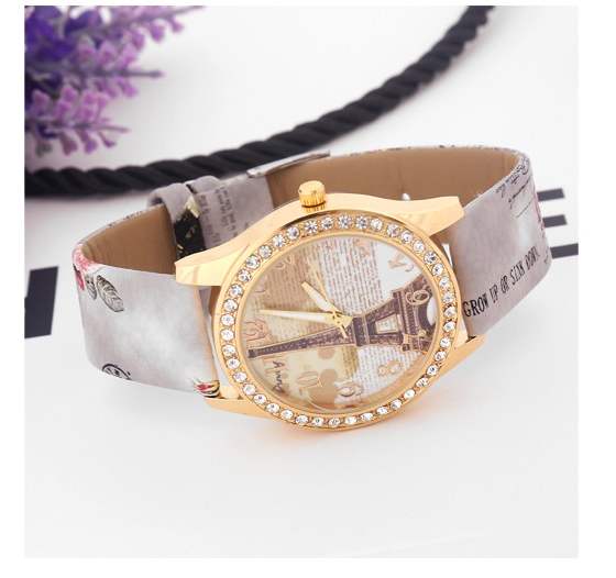 Fashion Eiffel Tower Quartz for Women