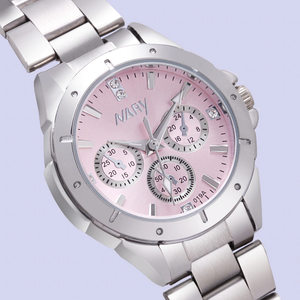 Stainless Steel Quality Ladies Quartz Rhinestone Watches