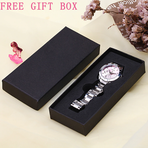 Stainless Steel Quality Ladies Quartz Rhinestone Watches