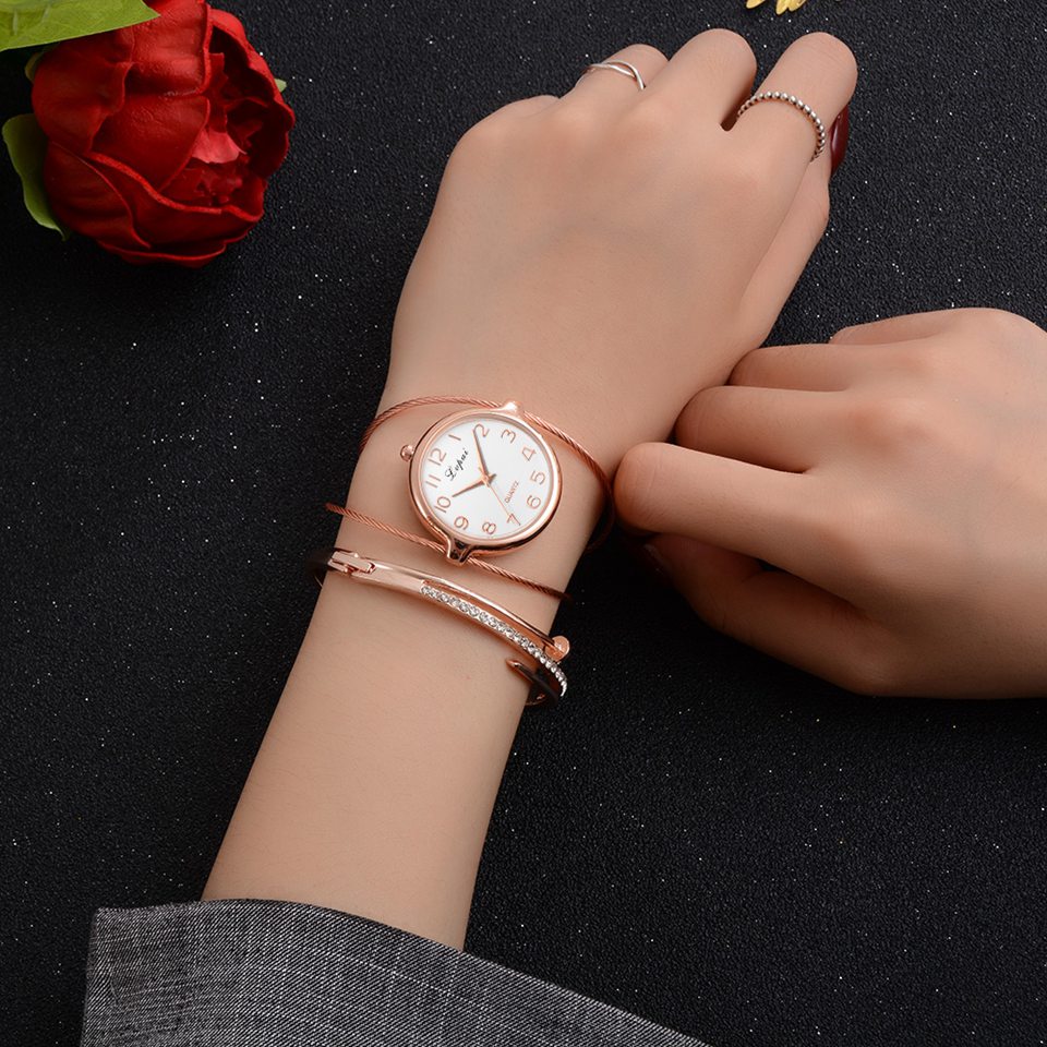 Ladies Luxury Watch Bracelet Quartz